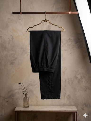 1 PIECE STITCH BOTTOM BLACK