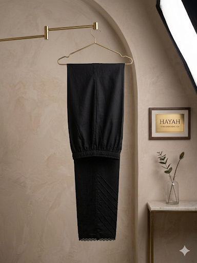1 PIECE STITCH BOTTOM BLACK