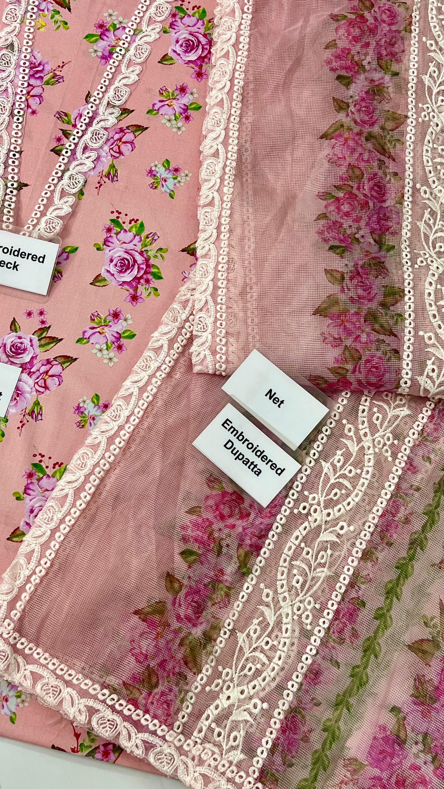 Baroque b-315 printed lawn 3pc emb unstiched