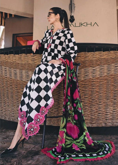 Maria b Mprint-2906-B 3pc unstiched)code01