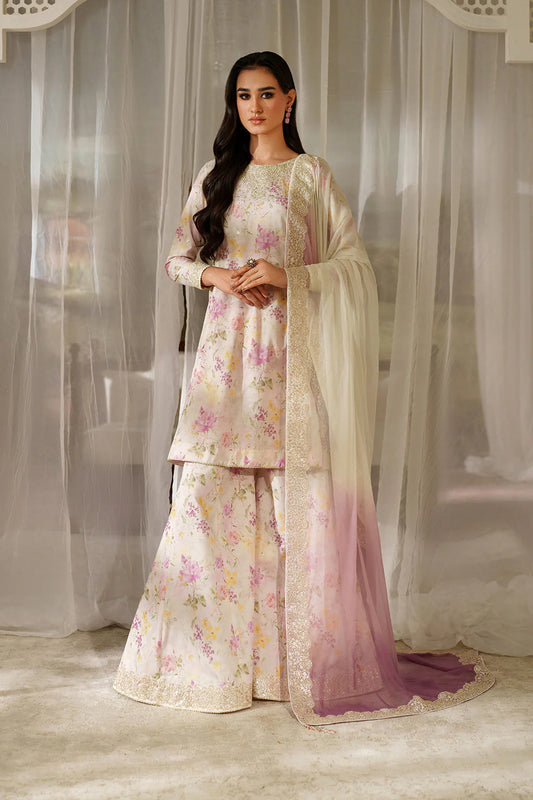 Iznik UE-544 printed lawn 3pc emb unstiched