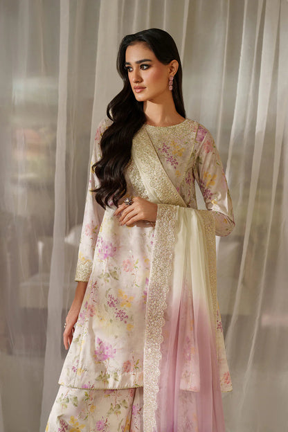 Iznik UE-544 printed lawn 3pc emb unstiched
