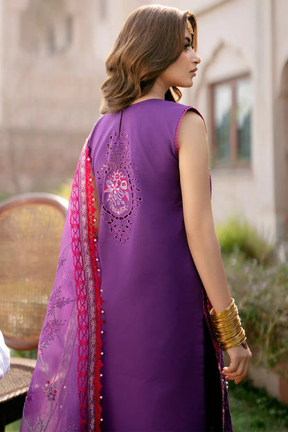 Bin Ilyas Sajal Ali luxury lawn 3pc Chikankari emb unstiched