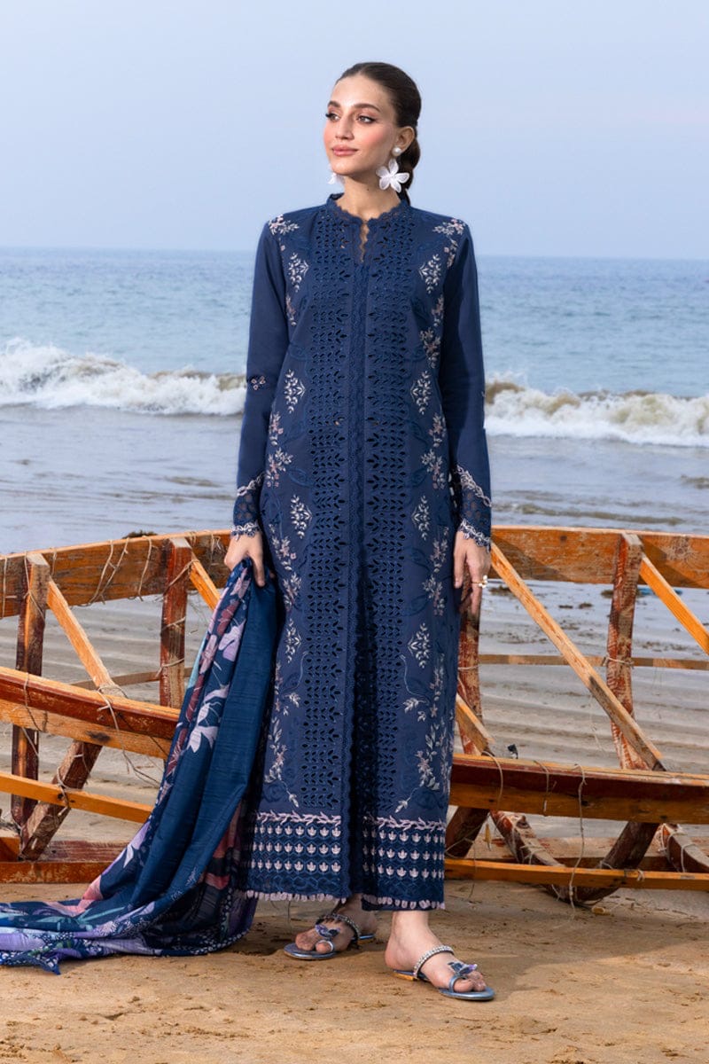 Rangrasiya KEYA luxury lawn 3pc Chikankari emb unstiched