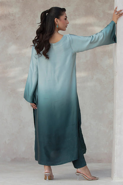 Zainab Chottani aryana silk 3pc d-printed unstiched