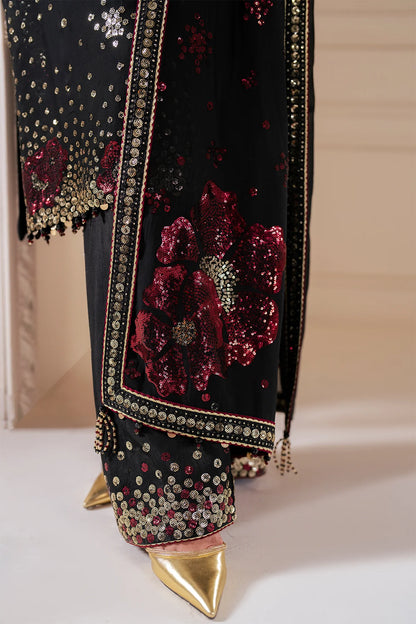 Jazmin UC-3070 chiffon embroidered 3pc unstiched