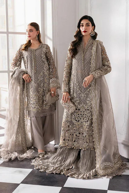 Maria b MME-06 luxury chiffon 3pc embroidered unstiched