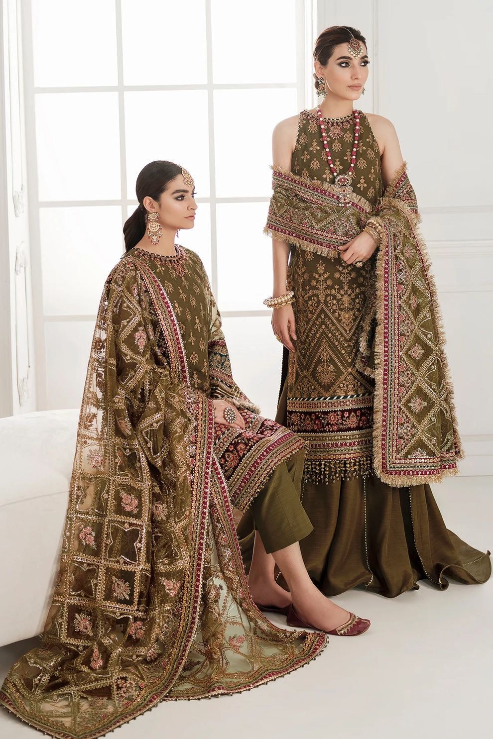 Baroque chantelle chiffon CH10-06 luxury 3pc unstiched