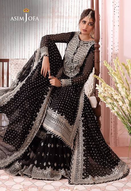 Asim jofa chandni AJCC-03 luxury chiffon 3pc emb unstiched