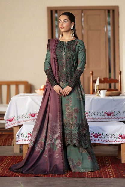 Iznik IPK-08 printed lawn 3pc emb unstiched