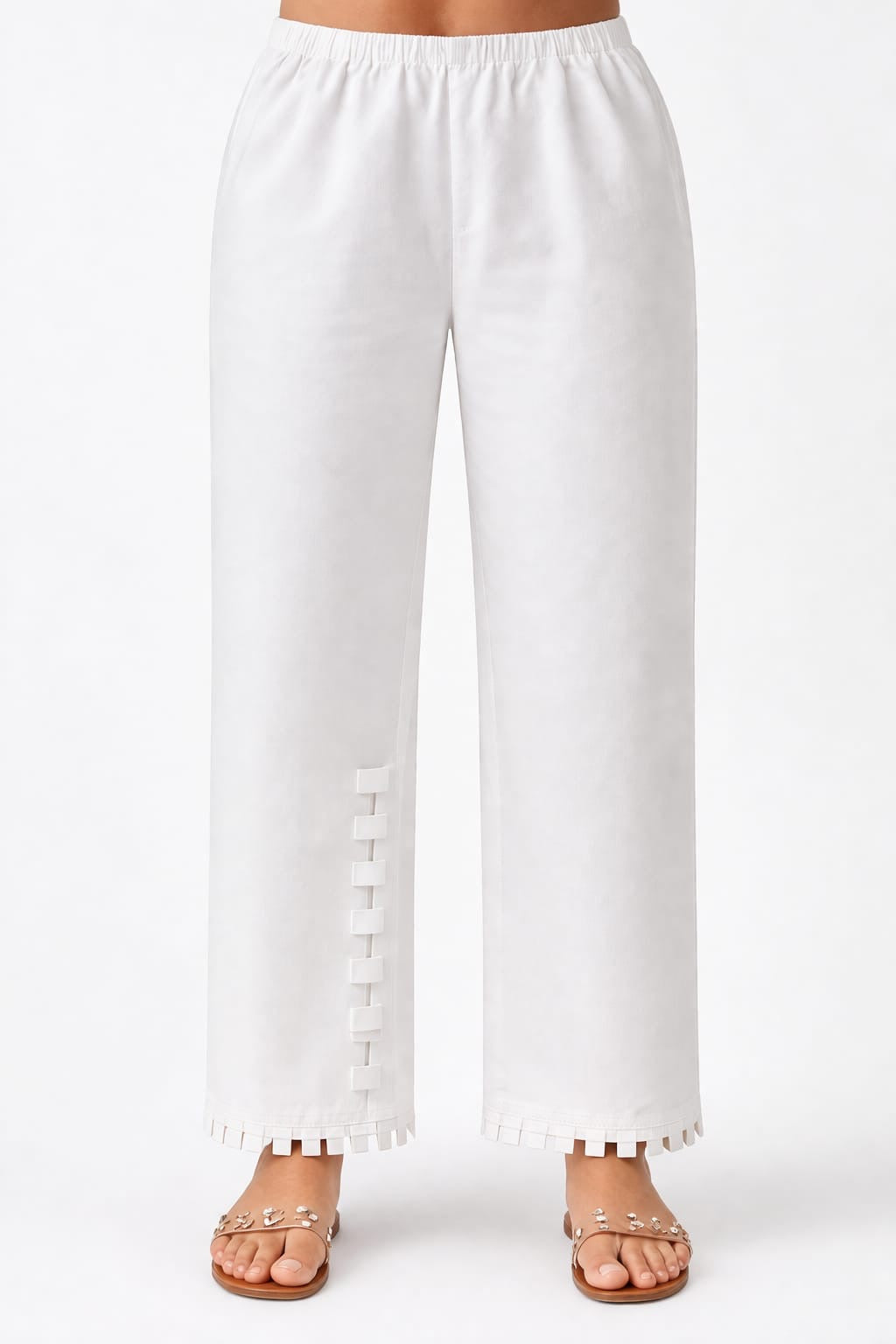 1 PIECE STITCH BOTTOM WHITE