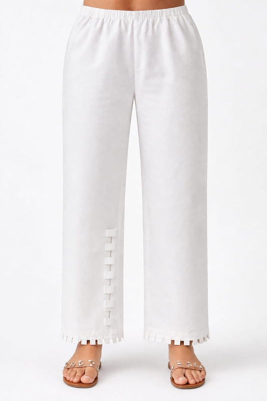 1 PIECE STITCH BOTTOM WHITE