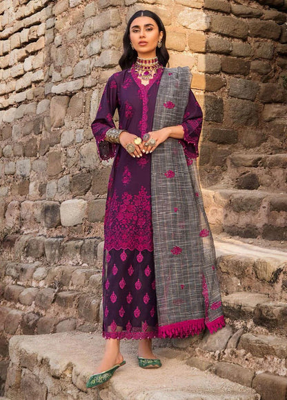 Zainab Chottani 9b purple Luxury lawn unstitched
