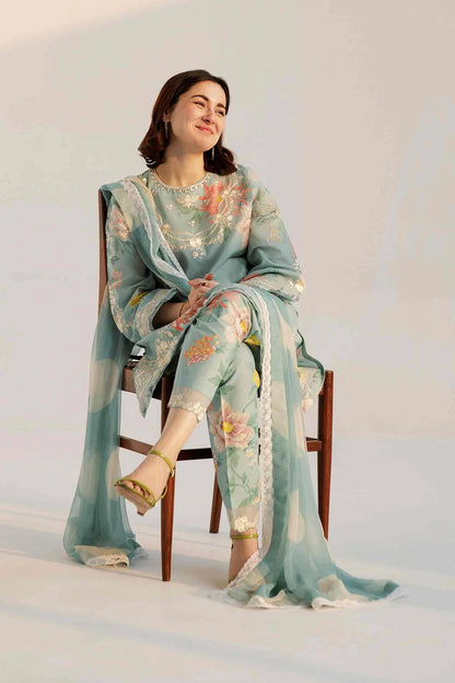 Zara Shahjahan Coco printed Lawn 3 PCS emb Unstitched -