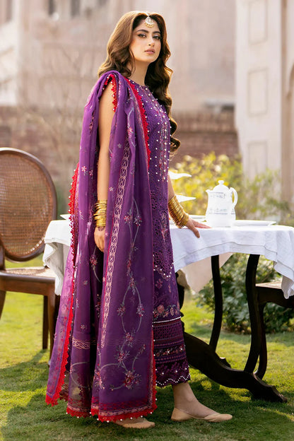 Bin Ilyas Sajal Ali luxury lawn 3pc Chikankari emb unstiched