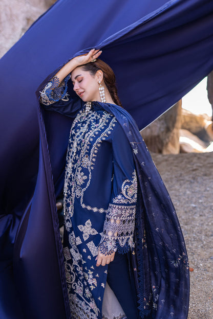 Qalamkar Miray luxury lawn chickankari unstitched