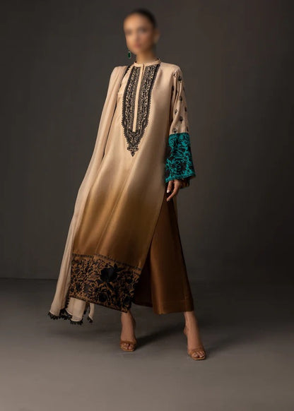Zainab Chottani desert dust silk 3pc unstiched