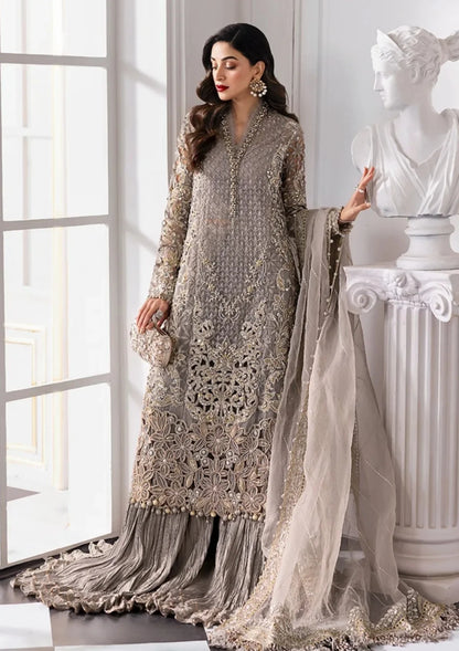 Maria b MME-06 luxury chiffon 3pc embroidered unstiched