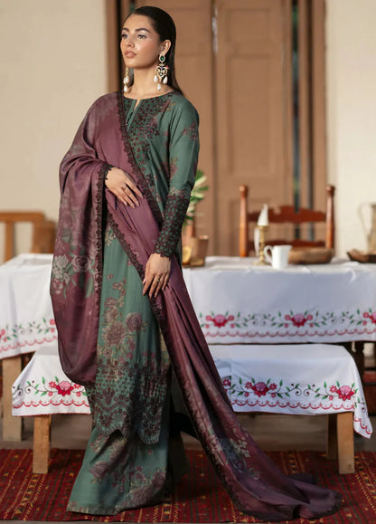 Iznik IPK-08 printed lawn 3pc emb unstiched