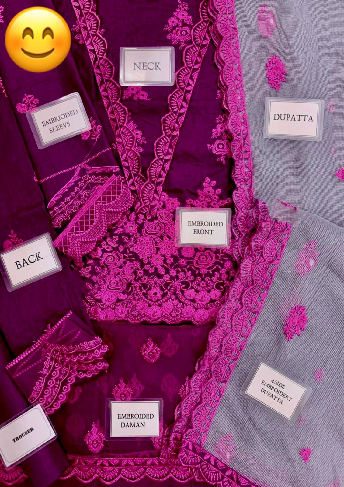 Zainab Chottani 9b purple Luxury lawn unstitched