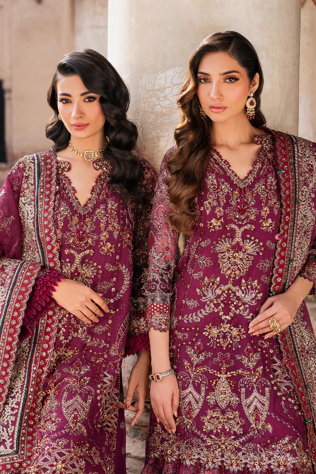Iznik ILC-04 EMBROIDERED CHIFFON luxury 3pc unstiched