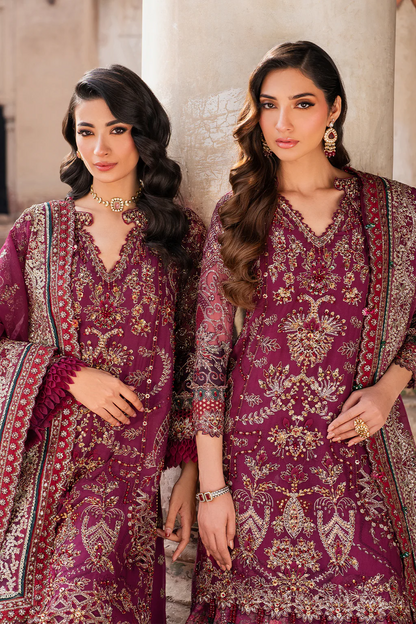 Iznik ILC-04 EMBROIDERED CHIFFON luxury 3pc unstiched