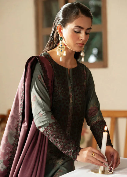 Iznik IPK-08 printed lawn 3pc emb unstiched