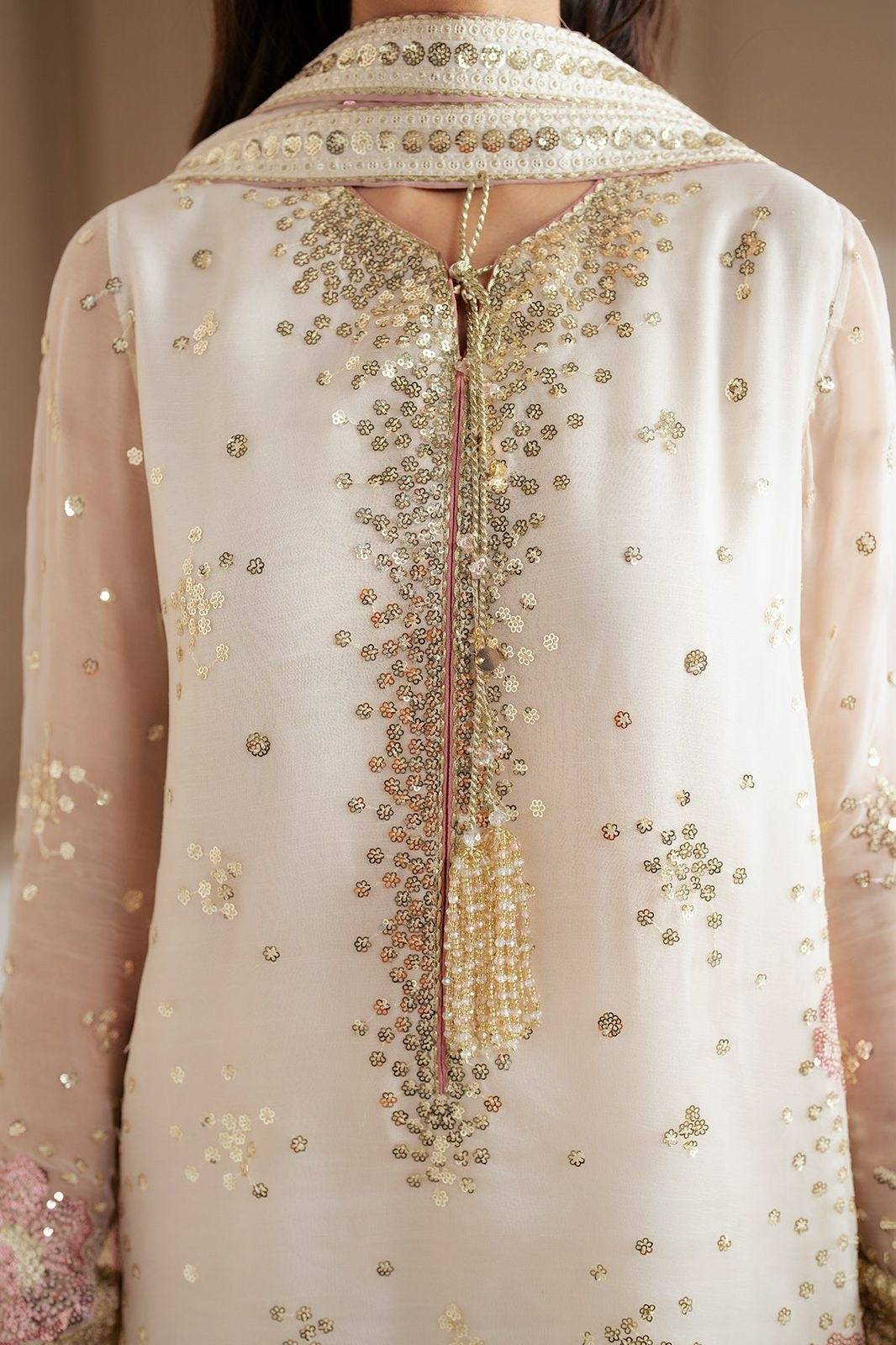Jazmin UC-3069 luxury chiffon 3pc emb unstiched