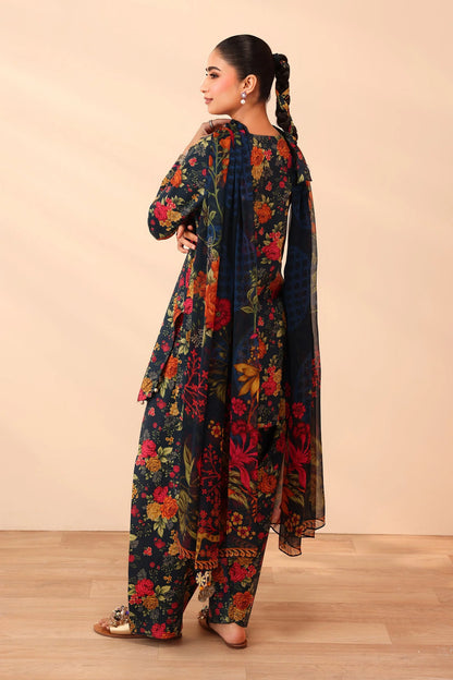 Maria b Pre fall printed lawn 3pc emb unstiched