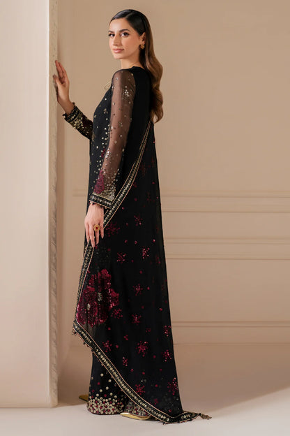 Jazmin UC-3070 chiffon embroidered 3pc unstiched