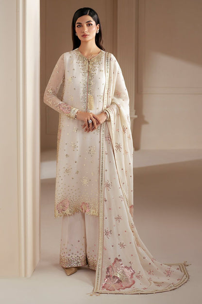 Jazmin UC-3069 luxury chiffon 3pc emb unstiched