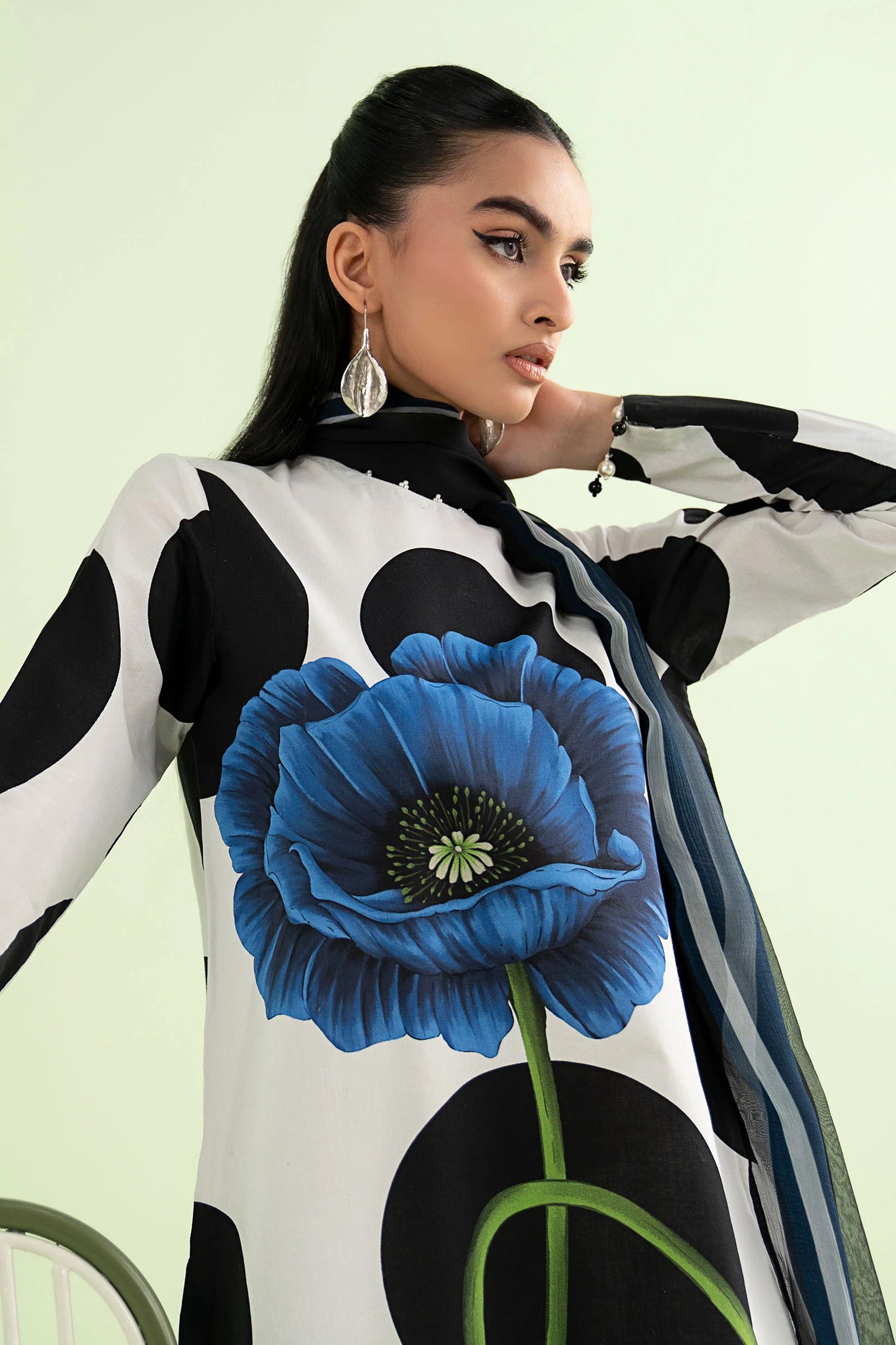 Maria b M-print 3pc lawn emb unstiched MPS-2913