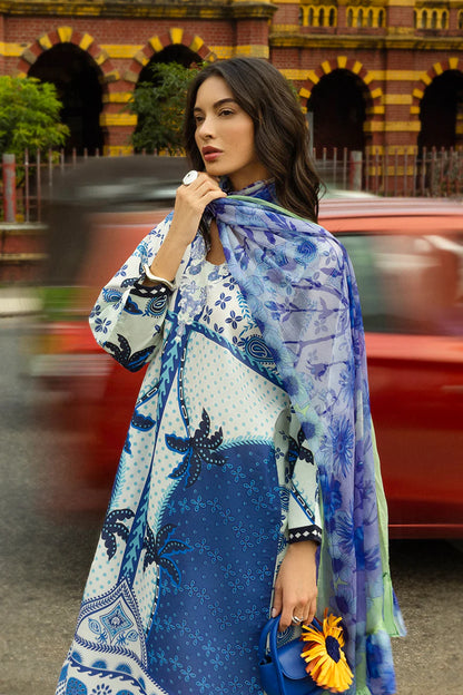 Mushq La Dolce Printed lawn 3pc emb unstiched