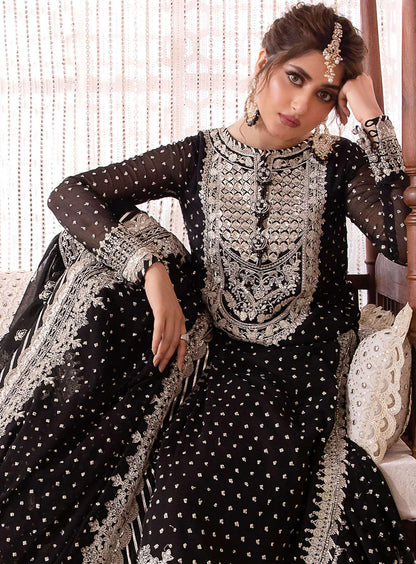 Asim jofa chandni AJCC-03 luxury chiffon 3pc emb unstiched