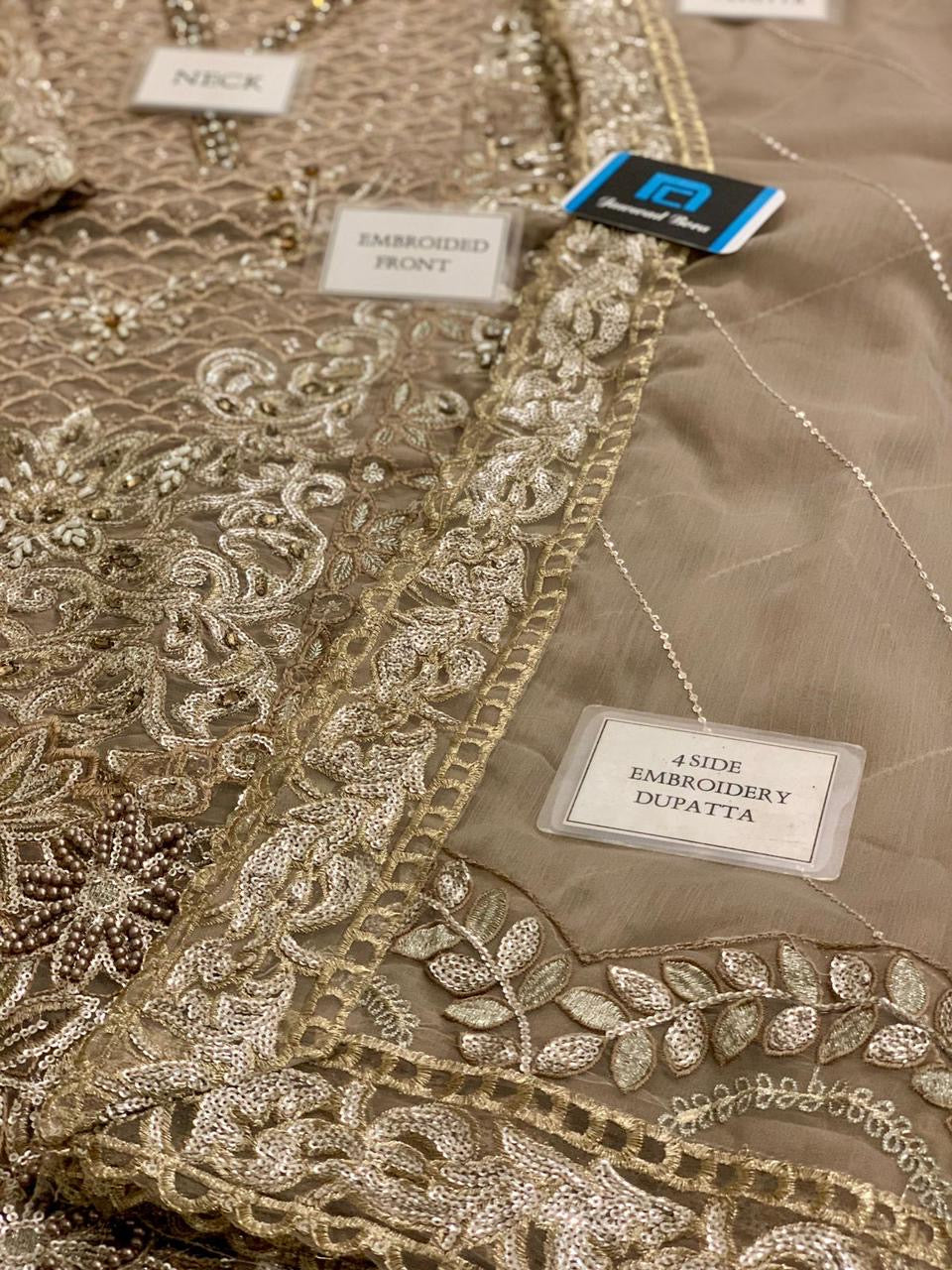 Maria b MME-06 luxury chiffon 3pc embroidered unstiched