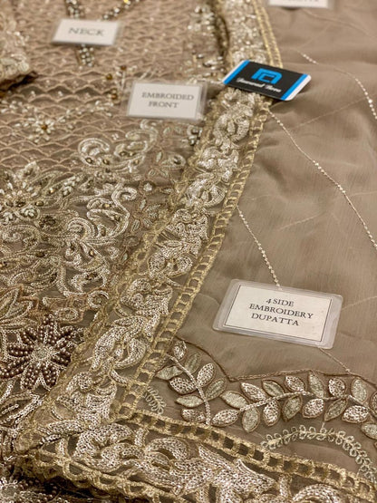 Maria b MME-06 luxury chiffon 3pc embroidered unstiched