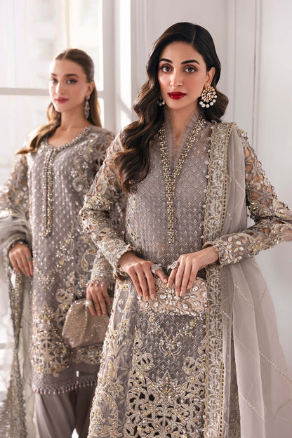 Maria b MME-06 luxury chiffon 3pc embroidered unstiched