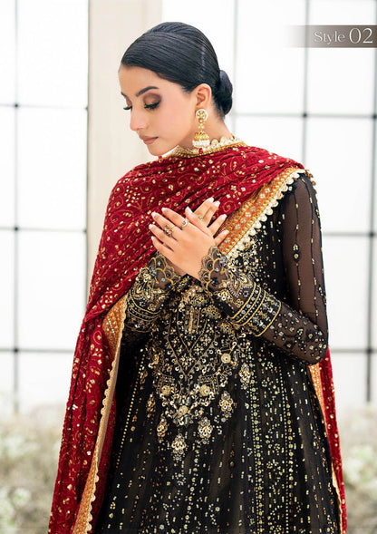 Aik Atelier luxury chiffon 3pc embroidered unstiched