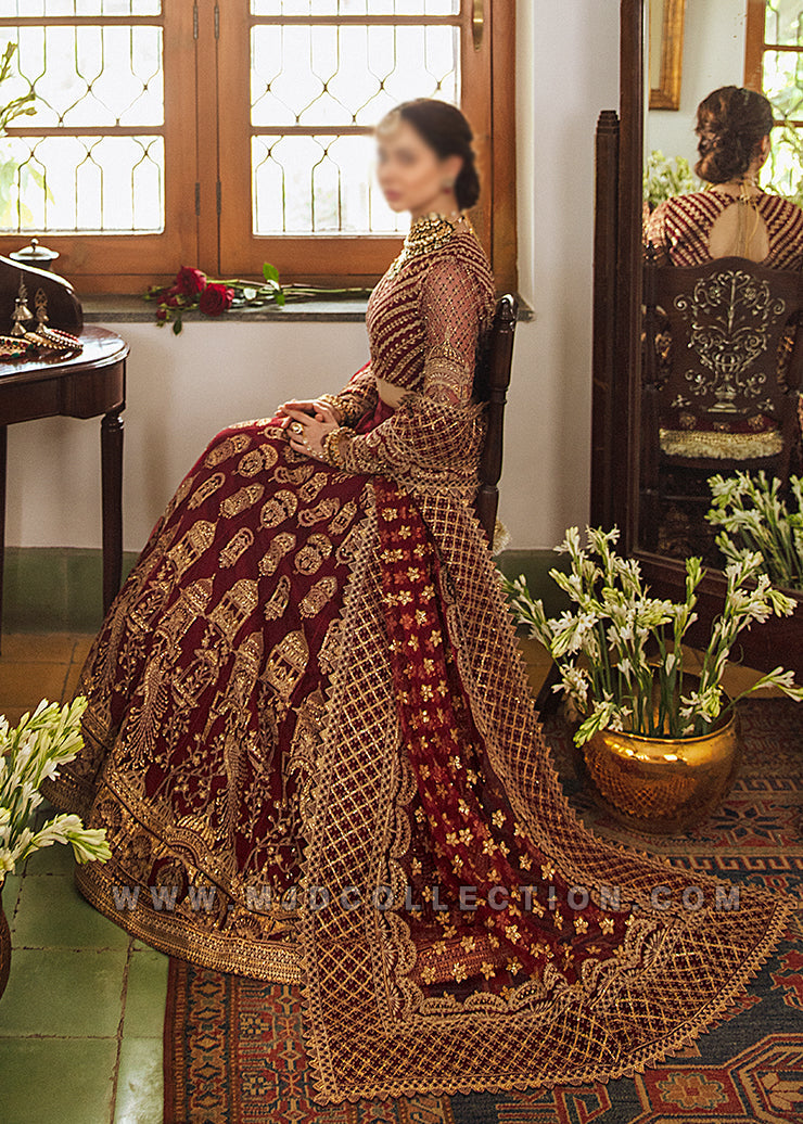 Afrozeh Khastehgari Wedding Formals Shehnai D-05 by HANIA AMIR