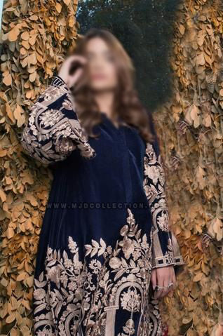 Agha noor Luxury Embroiderd Velvet Collection