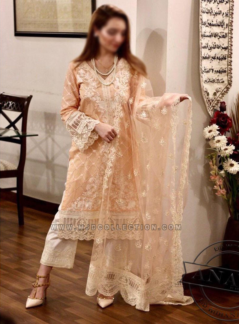 Anaya Annette Luxury Lawn Anaya By Kiran Chaudhry Le Jardin d’Eden AL-03 by Mawra Hocane (hussain)