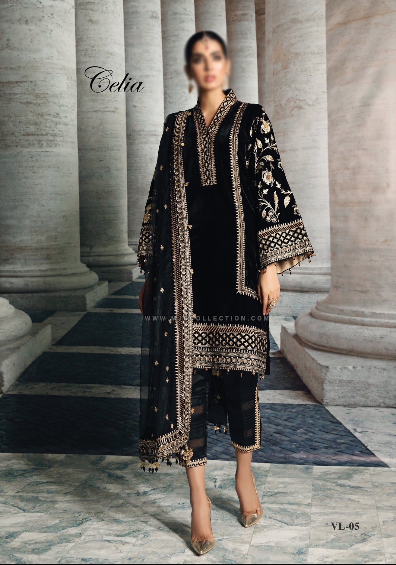 Anaya Celia Alayna luxurious Velvet Collection Anaya By kiran Chaudhry Velour de Luxe Vl-04