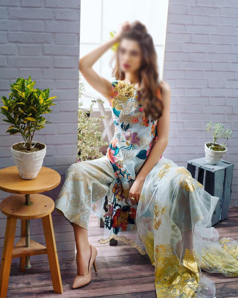 Asifa & Nabeel Winds of Peradise Festive Collection 1A