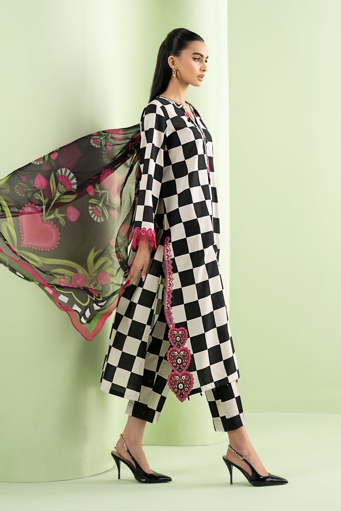 Maria b Mprint-2906-B 3pc unstiched)code01