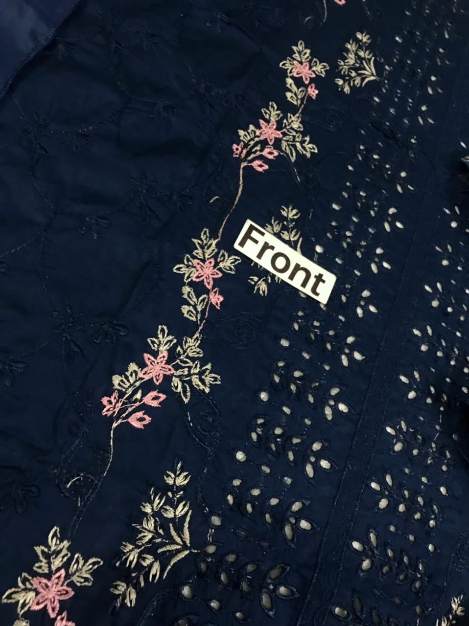 Rangrasiya KEYA luxury lawn 3pc Chikankari emb unstiched