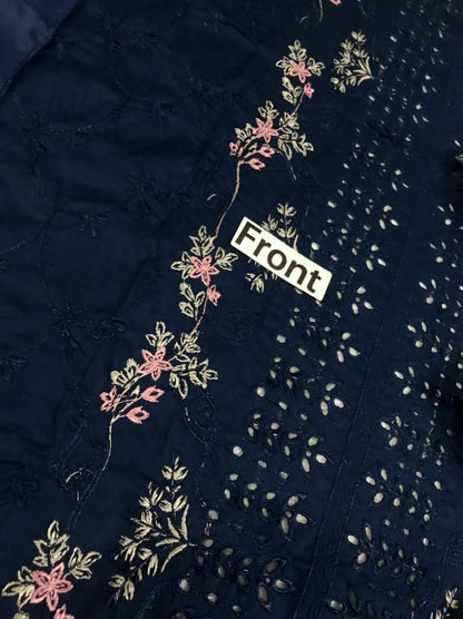 Rangrasiya KEYA luxury lawn 3pc Chikankari emb unstiched