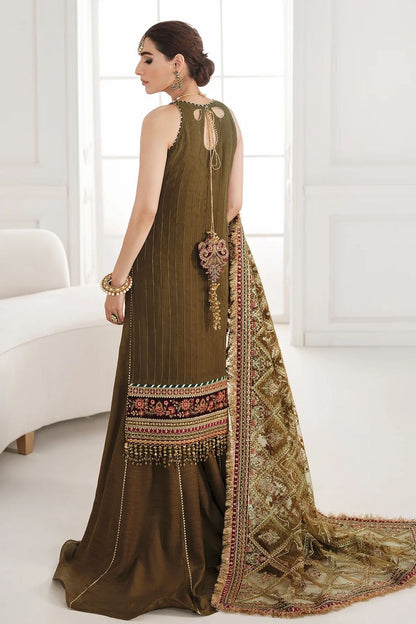 Baroque chantelle chiffon CH10-06 luxury 3pc unstiched