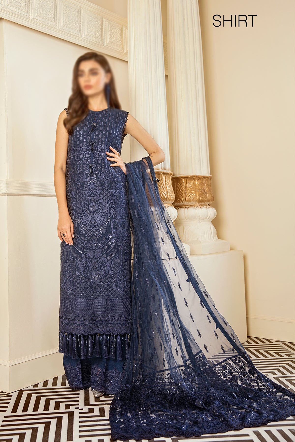 Baroque DELPH Chantelle Embroidered Chiffon Collection Vol.6 D-02