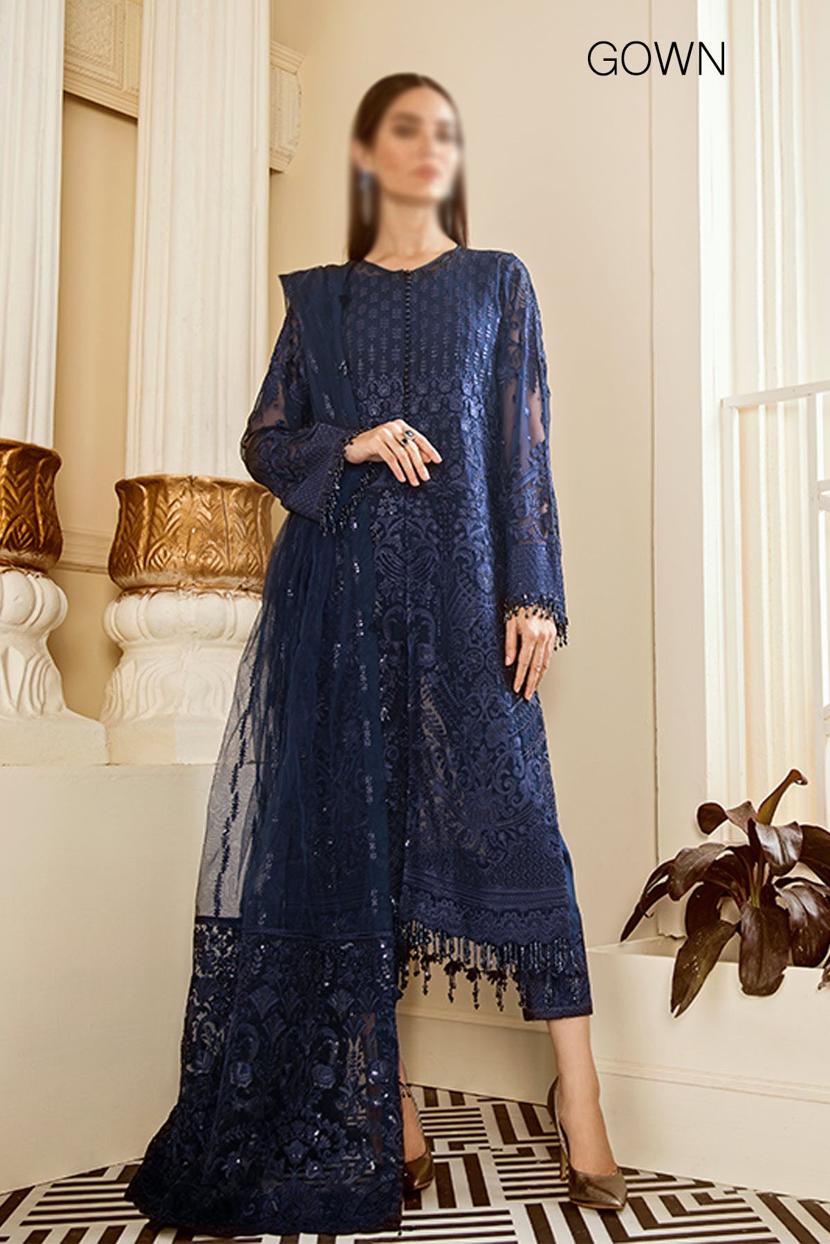 Baroque DELPH Chantelle Embroidered Chiffon Collection Vol.6 D-02