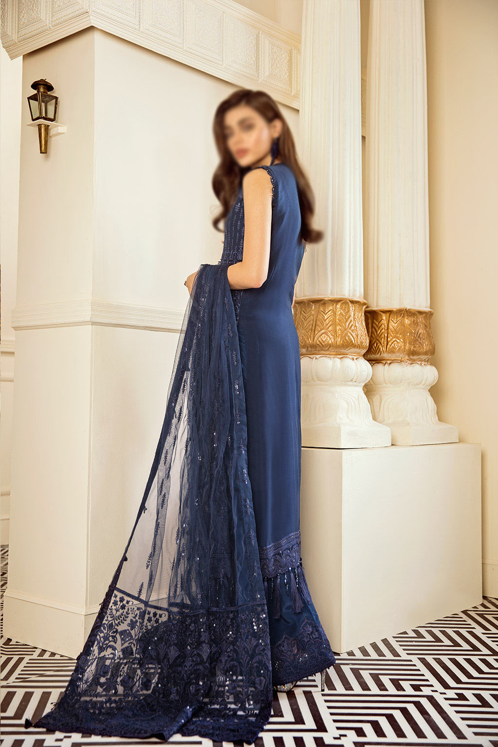 Baroque DELPH Chantelle Embroidered Chiffon Collection Vol.6 D-02